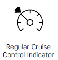 Regular Cruise Control Indicator